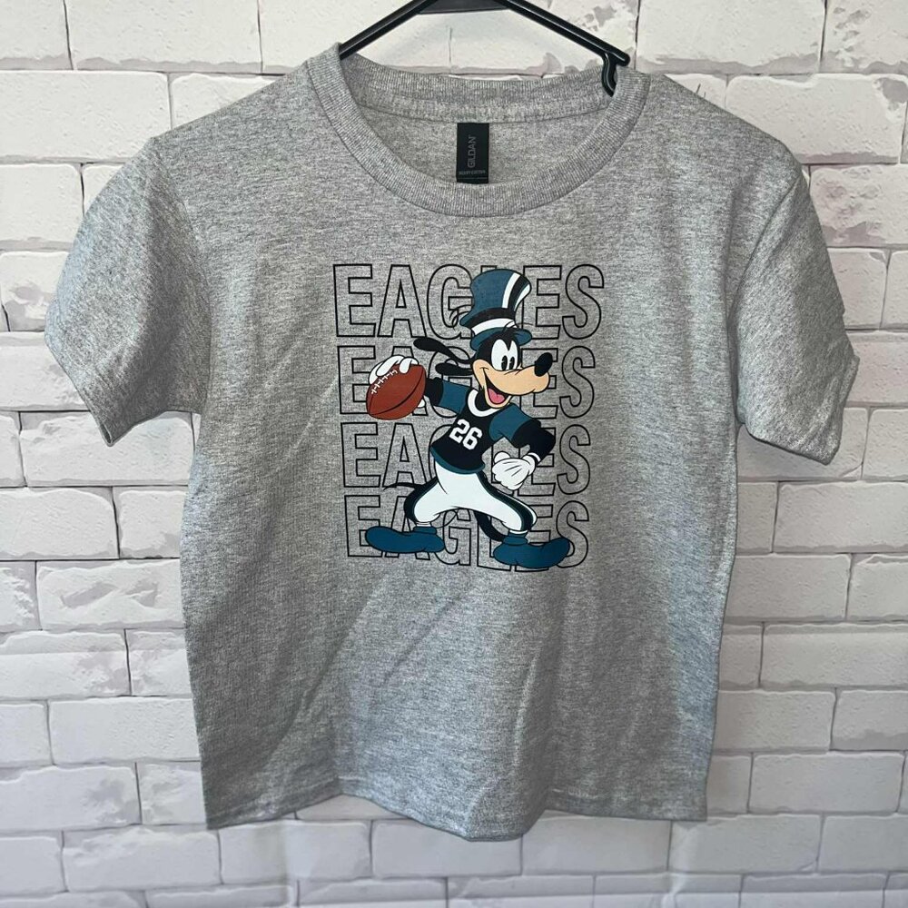 Philadelphia Eagles Goofy Custom Made T Shirt Disney
